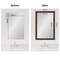 Amanti Art Mirror Makeover Bathroom Mirror Frame Border Kit - Fully Assembled Peel and Stick Frame - Mirror NOT Included - Wildwood Brown Narrow Trim